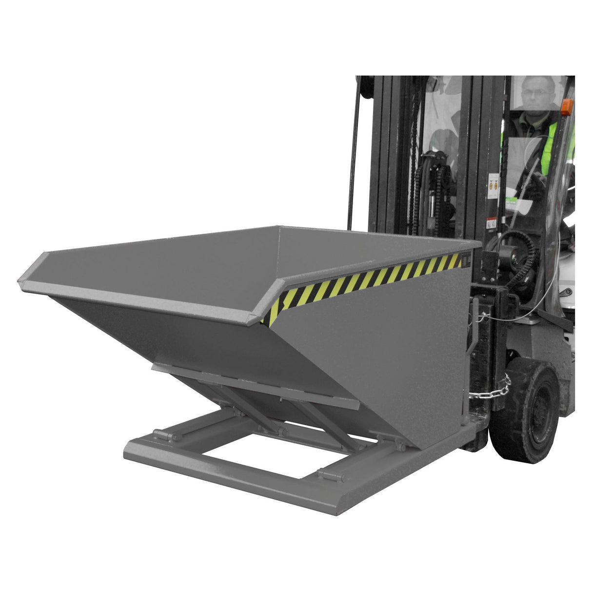 BAUER Südlohn Kippbehälter Typ NK 100 RAL 7005 Mausgrau - Art.-Nr. 4412-04-0000-5