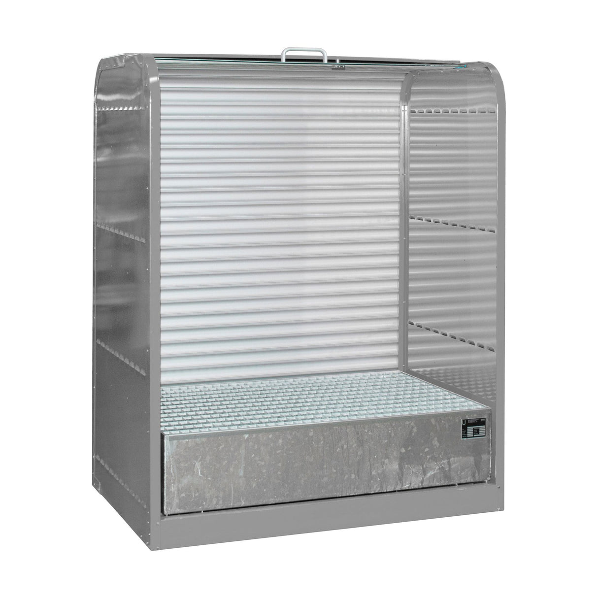 BAUER Südlohn Gefahrstoff-Rollladenschrank Typ RSG-1 RAL 7005 Mausgrau - Art.-Nr. 4416-30-0000-5