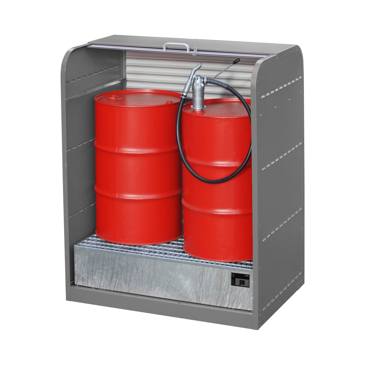 BAUER Südlohn Gefahrstoff-Rollladenschrank Typ RSG-1 RAL 7005 Mausgrau - Art.-Nr. 4416-30-0000-5