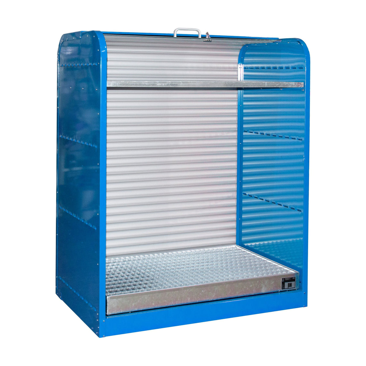 BAUER Südlohn Gefahrstoff-Rollladenschrank Typ RSG-2 RAL 5012 Lichtblau - Art.-Nr. 4416-30-1000-3