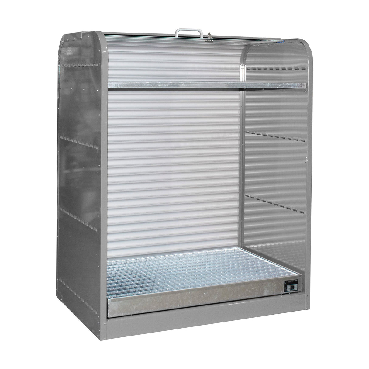 BAUER Südlohn Gefahrstoff-Rollladenschrank Typ RSG-2 RAL 7005 Mausgrau - Art.-Nr. 4416-30-1000-5