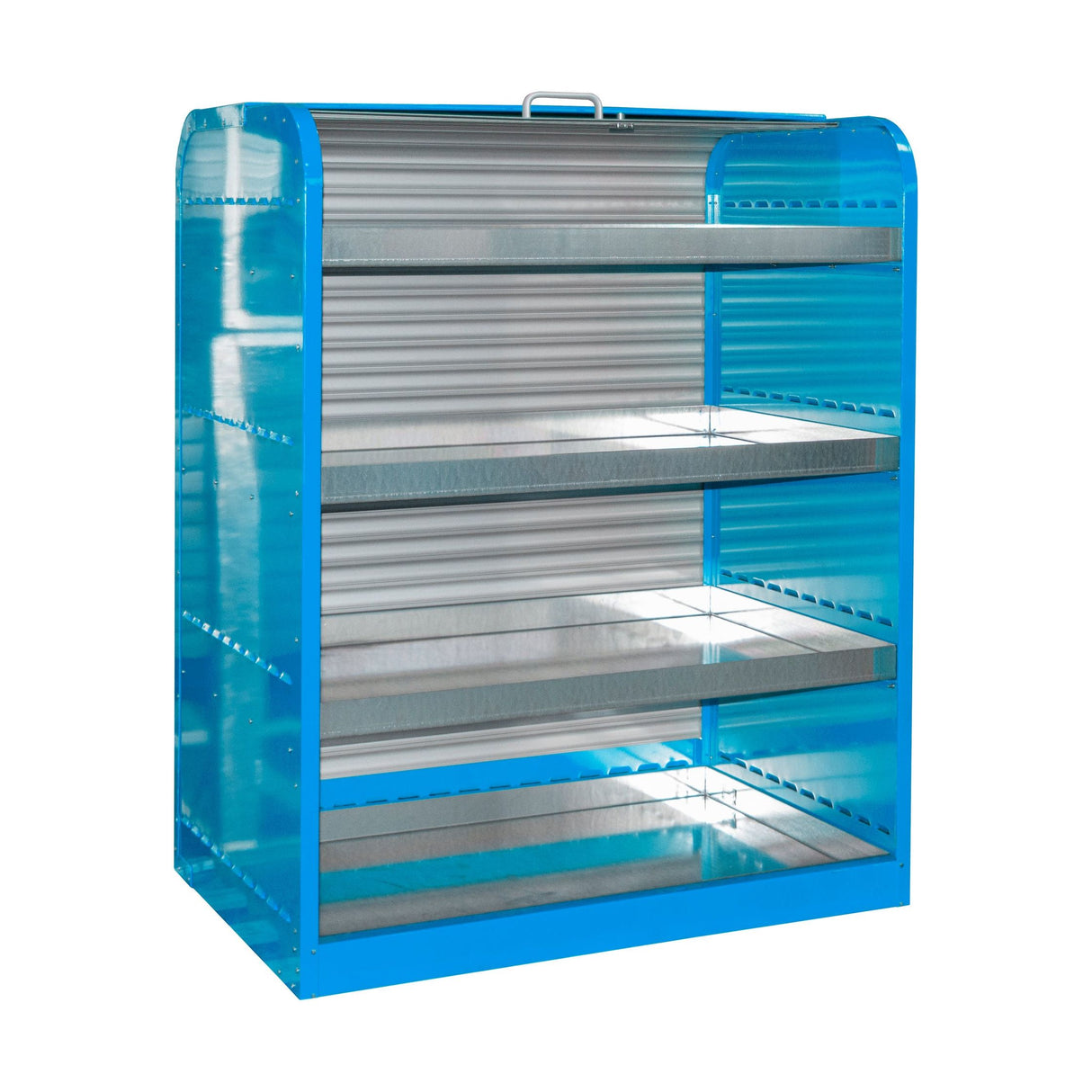 BAUER Südlohn Gefahrstoff-Rollladenschrank Typ RSG-4 RAL 5012 Lichtblau - Art.-Nr. 4416-30-3000-3