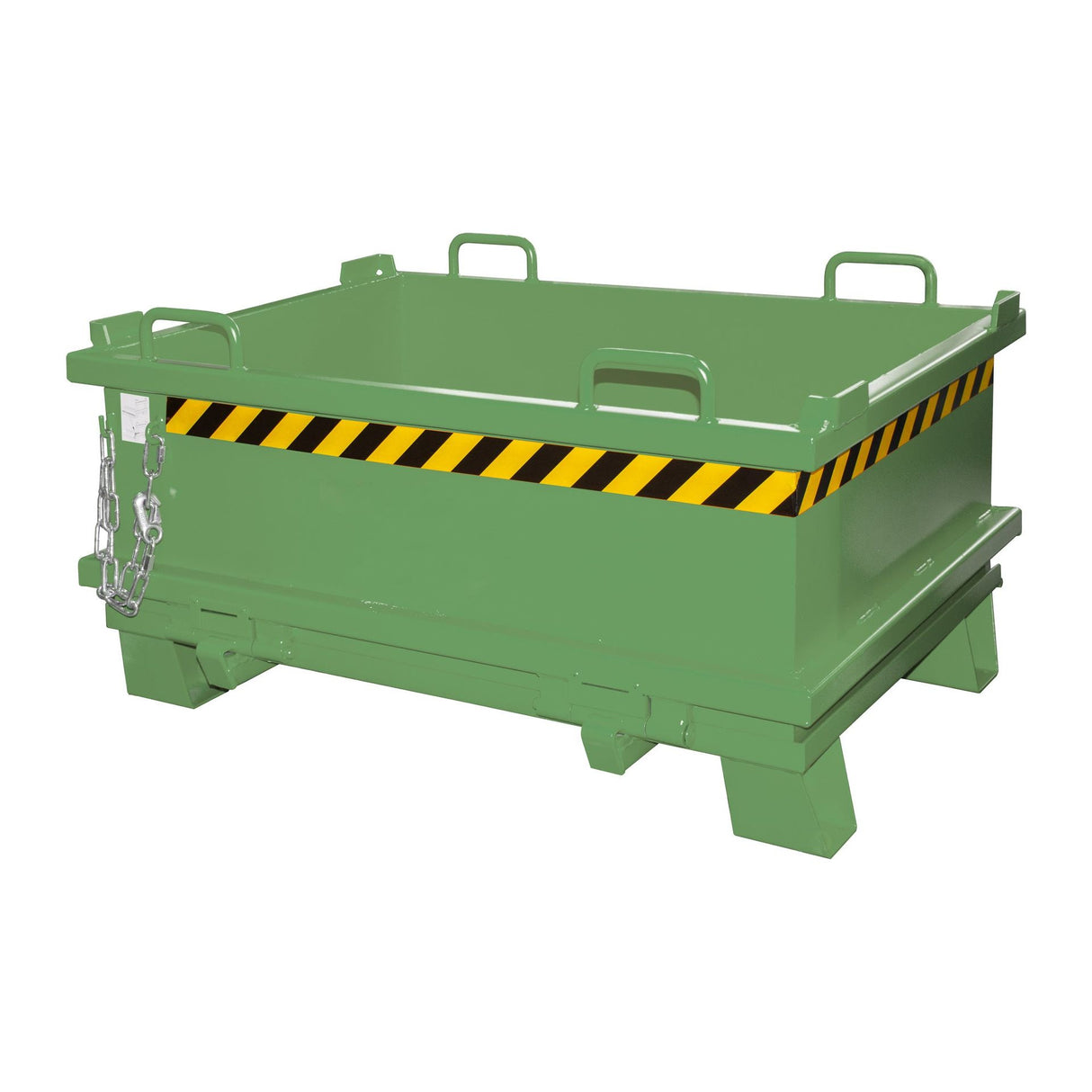 BAUER Südlohn Klappbodenbehälter Typ SB 500 RAL 6011 Resedagrün - Art.-Nr. 4417-13-0000-4