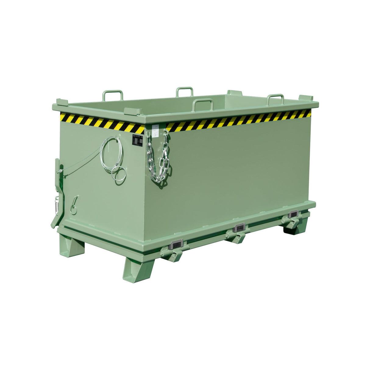 BAUER Südlohn Klappbodenbehälter Typ SB 1500 RAL 6011 Resedagrün - Art.-Nr. 4417-16-0000-4