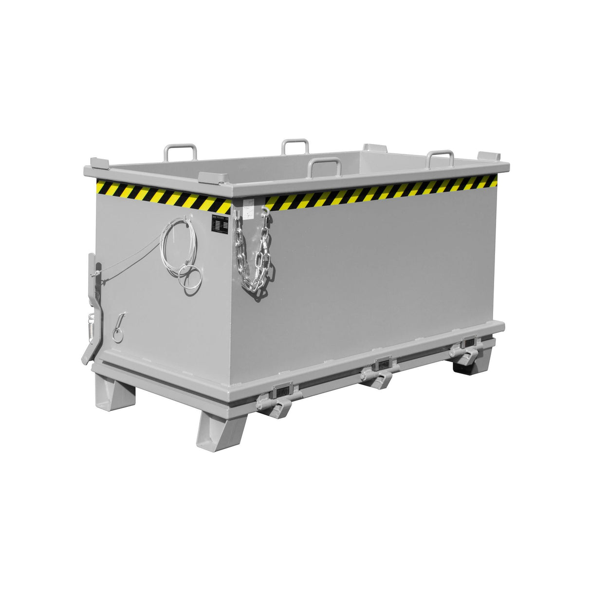 BAUER Südlohn Klappbodenbehälter Typ SB 1500 RAL 7005 Mausgrau - Art.-Nr. 4417-16-0000-5