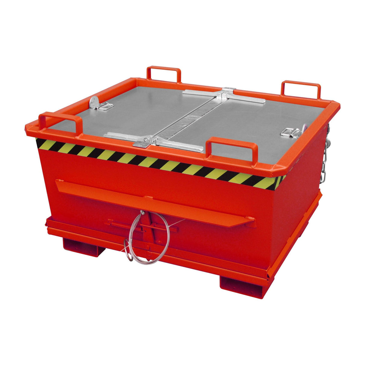 BAUER Südlohn Klappbodenbehälter Typ BKB 500 RAL 3000 Feuerrot - Art.-Nr. 4417-18-0000-2