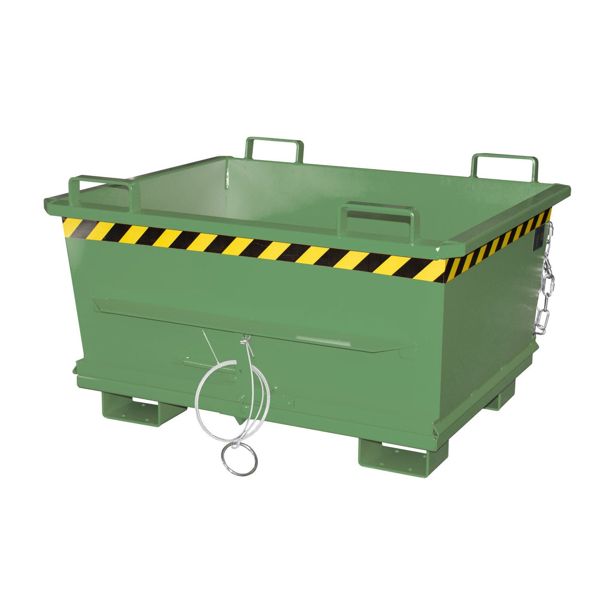 BAUER Südlohn Klappbodenbehälter Typ BKB 500 RAL 6011 Resedagrün - Art.-Nr. 4417-18-0000-4