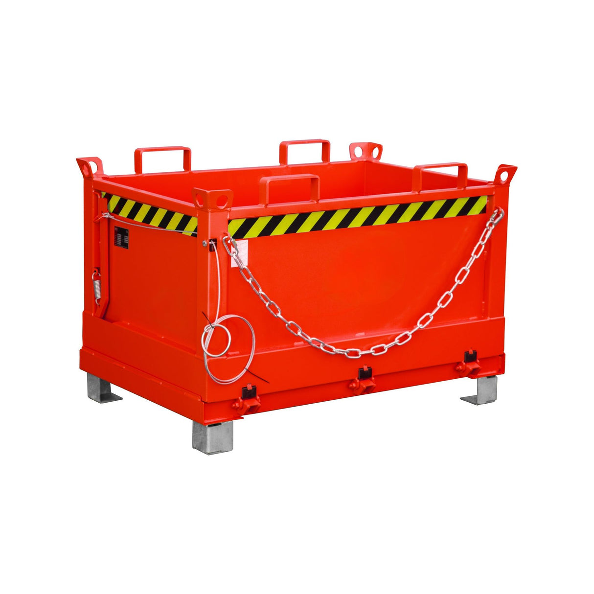 BAUER Südlohn Klappbodenbehälter Typ FB 500 RAL 3000 Feuerrot - Art.-Nr. 4417-25-6000-2