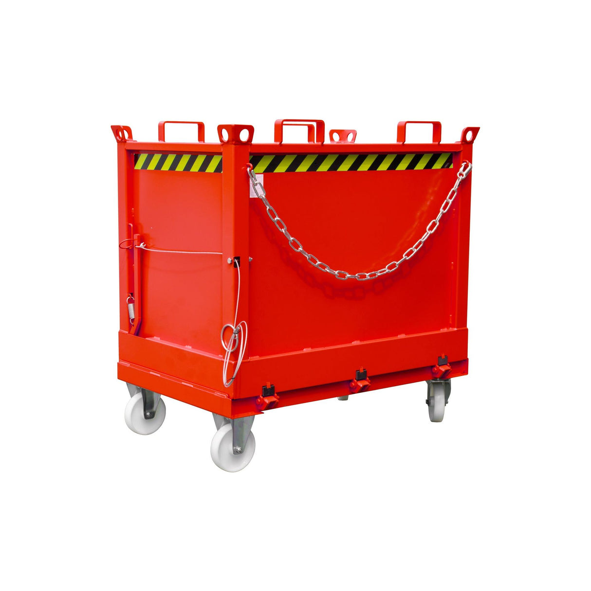 BAUER Südlohn Klappbodenbehälter Typ FB 750 RAL 3000 Feuerrot - Art.-Nr. 4417-29-6000-2