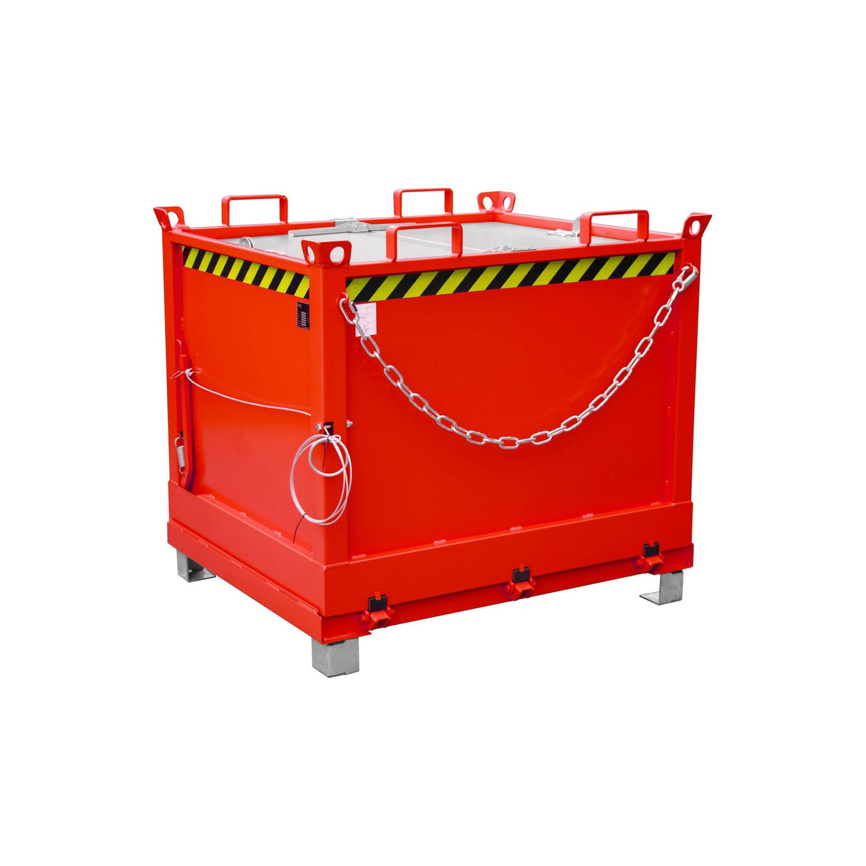 BAUER Südlohn Klappbodenbehälter Typ FB 1000 RAL 3000 Feuerrot - Art.-Nr. 4417-33-6000-2