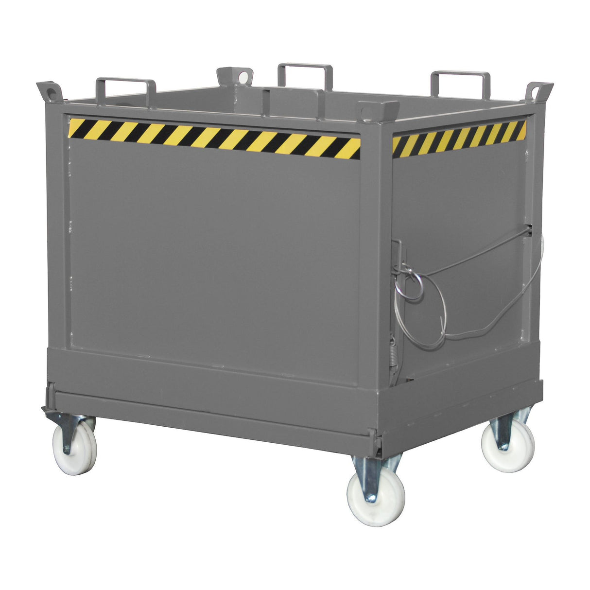 BAUER Südlohn Klappbodenbehälter Typ FB 1000 RAL 7005 Mausgrau - Art.-Nr. 4417-33-6000-5