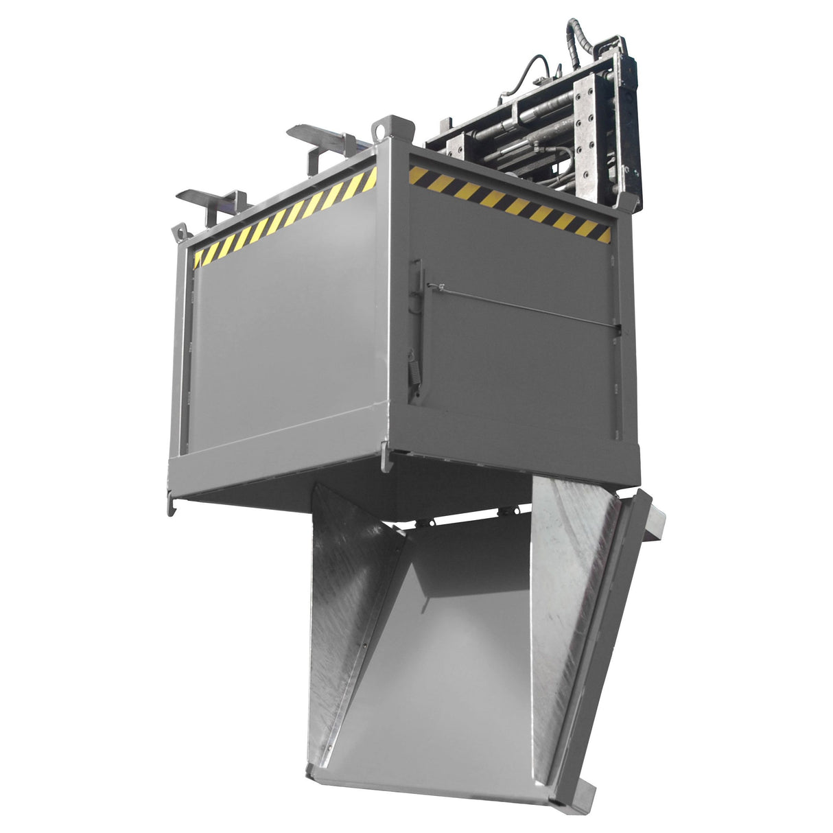 BAUER Südlohn Klappbodenbehälter Typ FB 1000 RAL 7005 Mausgrau - Art.-Nr. 4417-33-6000-5