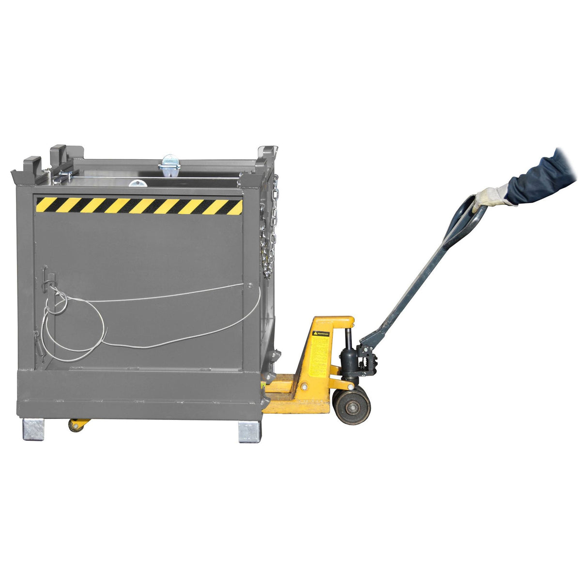 BAUER Südlohn Klappbodenbehälter Typ FB 1000 RAL 7005 Mausgrau - Art.-Nr. 4417-33-6000-5