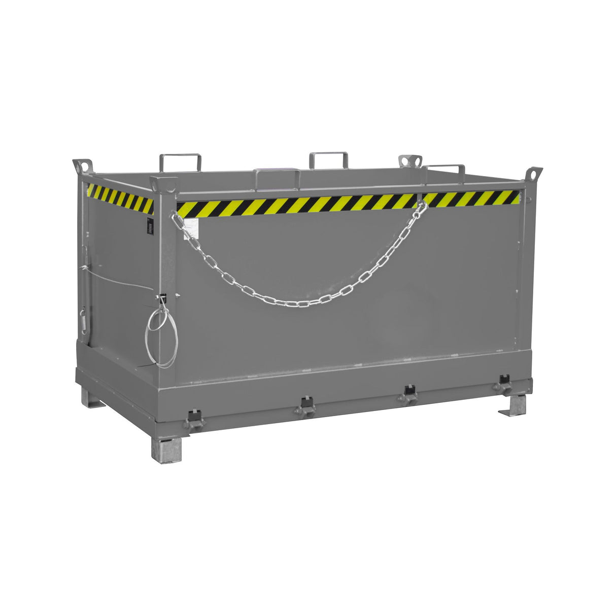 BAUER Südlohn Klappbodenbehälter Typ FB 1500 RAL 7005 Mausgrau - Art.-Nr. 4417-37-6000-5