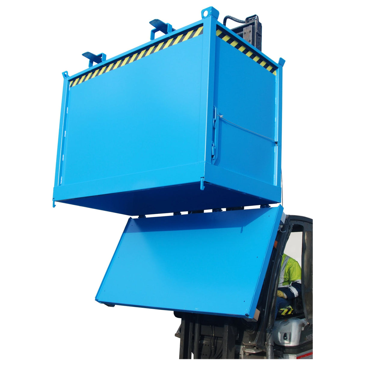 BAUER Südlohn Klappbodenbehälter Typ FB 2000 RAL 5012 Lichtblau - Art.-Nr. 4417-41-6000-3