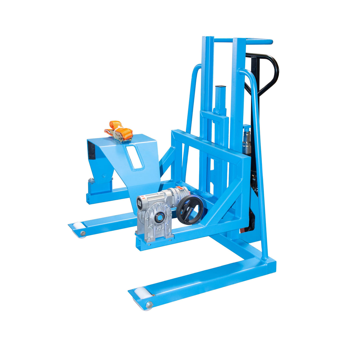 BAUER Südlohn Fassheberoller Typ FHR 600 F RAL 5012 Lichtblau - Art.-Nr. 4419-11-0000-3