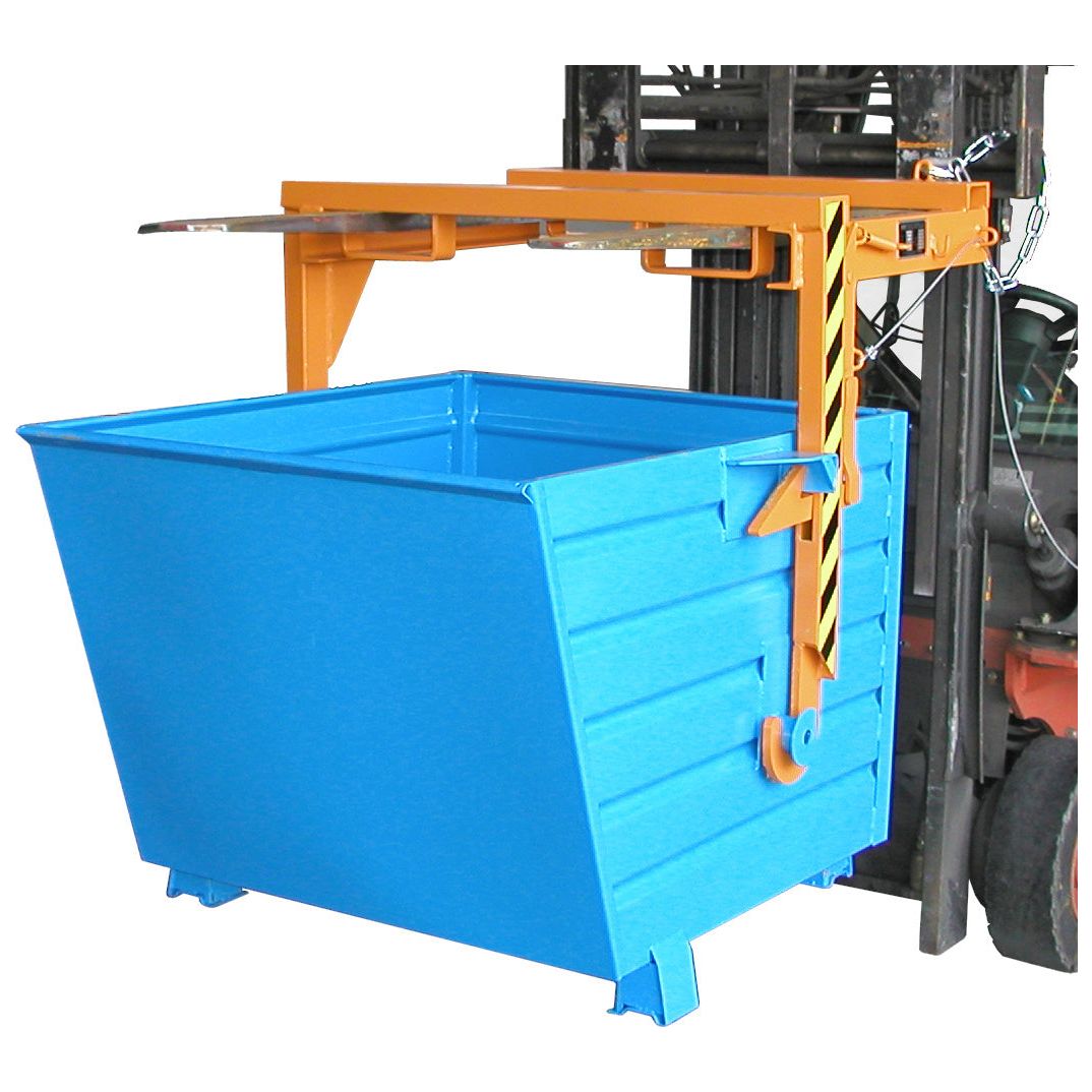 BAUER Südlohn Stapelkipper Typ BSK 90 RAL 5012 Lichtblau - Art.-Nr. 4420-04-0000-3