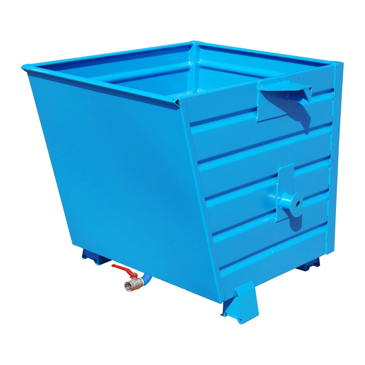 BAUER Südlohn Späne-Stapelkipper Typ BSL 55 RAL 5012 Lichtblau - Art.-Nr. 4420-16-0000-3