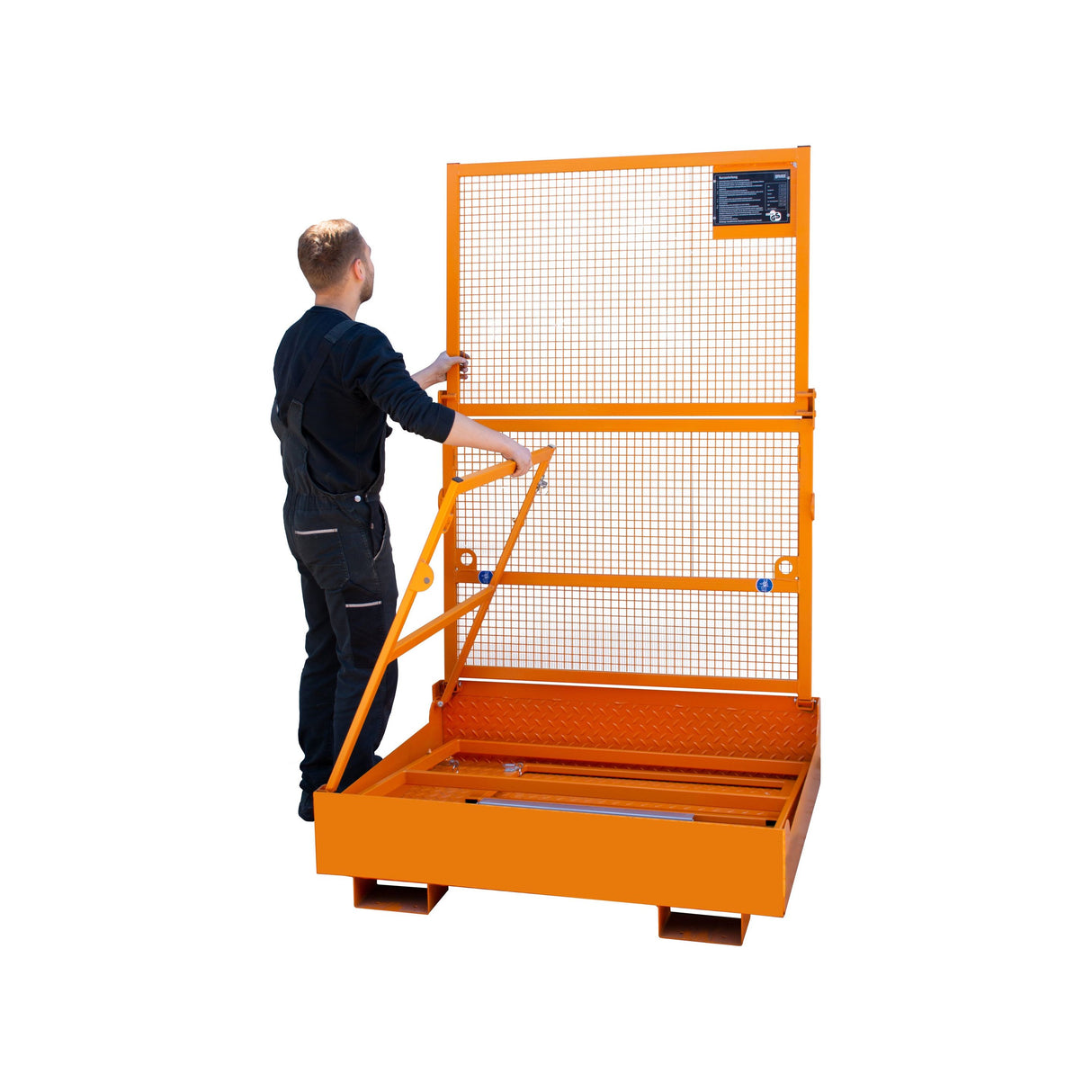 BAUER Südlohn Arbeitsbühne Typ MB-F RAL 2000 Gelborange - Art.-Nr. 4427-10-0000-1