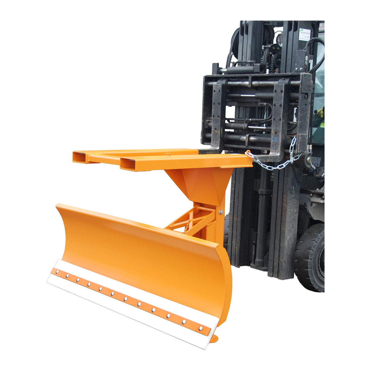 BAUER Südlohn Schneepflug Typ SCH-P-V 210 RAL 2000 Gelborange - Art.-Nr. 4428-47-0000-1