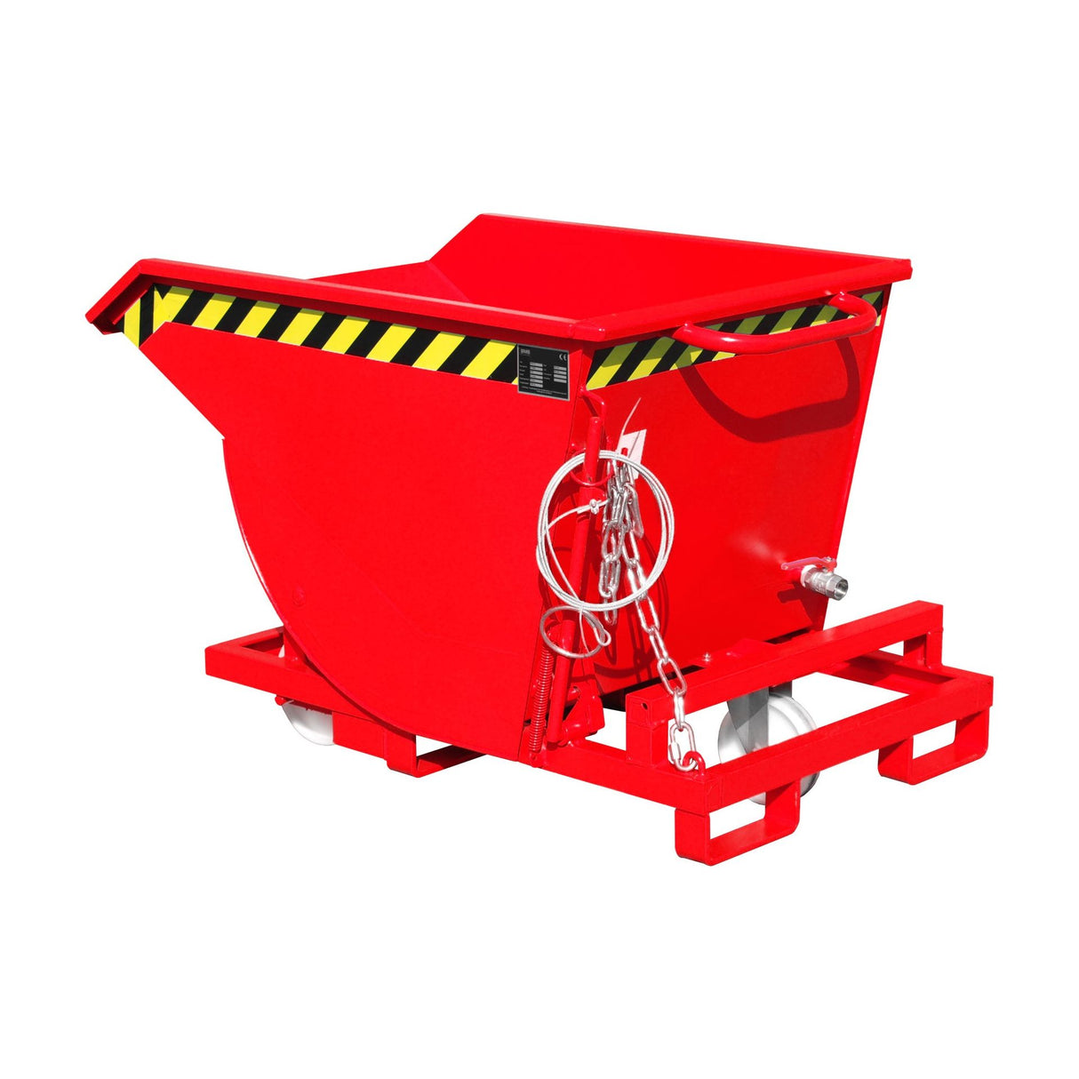 BAUER Südlohn Späne-Kippbehälter Typ SKM 30 RAL 3000 Feuerrot - Art.-Nr. 4432-01-0000-2