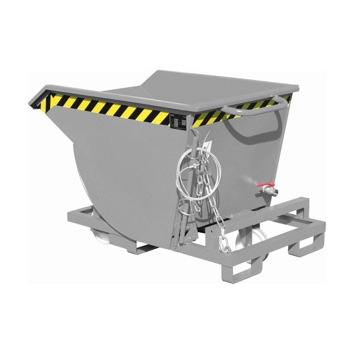 BAUER Südlohn Späne-Kippbehälter Typ SKM 30 RAL 7005 Mausgrau - Art.-Nr. 4432-01-0000-5