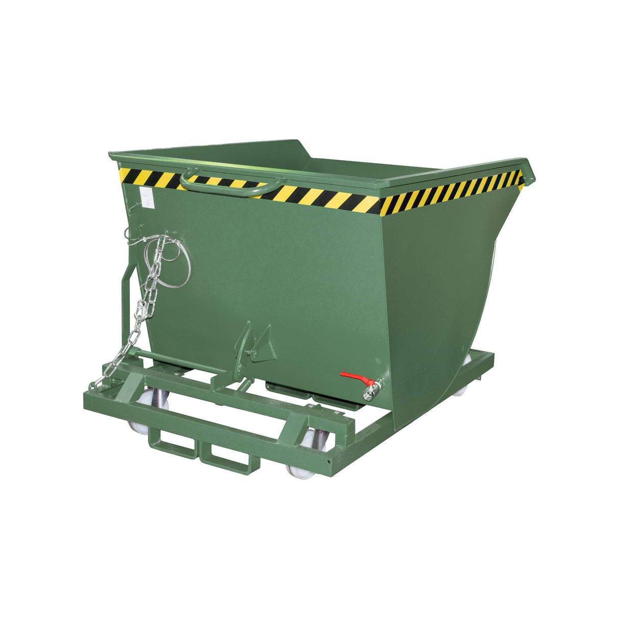 BAUER Südlohn Späne-Kippbehälter Typ SKM 50 RAL 6011 Resedagrün - Art.-Nr. 4432-02-0000-4