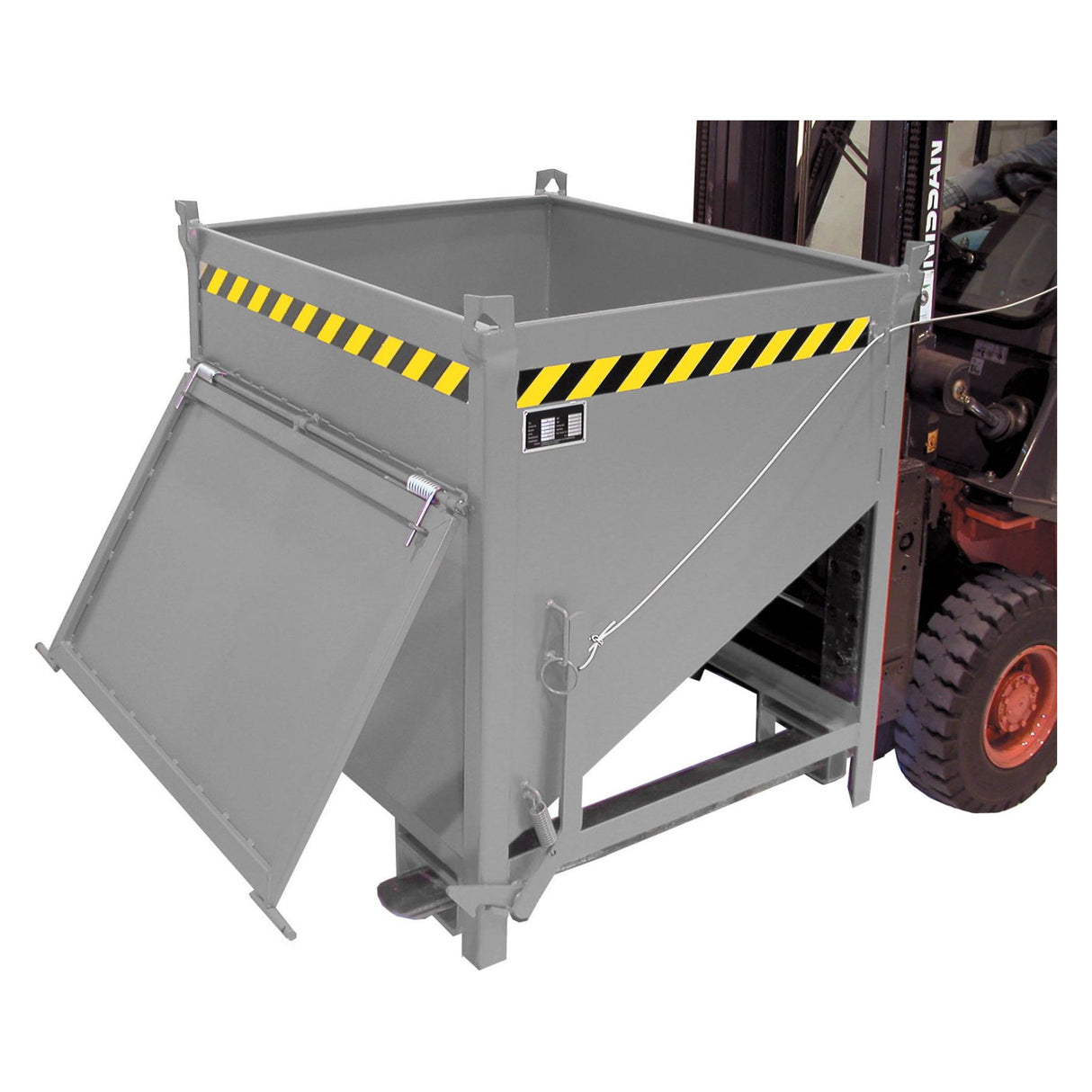 BAUER Südlohn Silobehälter Typ SGK 75 RAL 7005 Mausgrau - Art.-Nr. 4437-14-0000-5