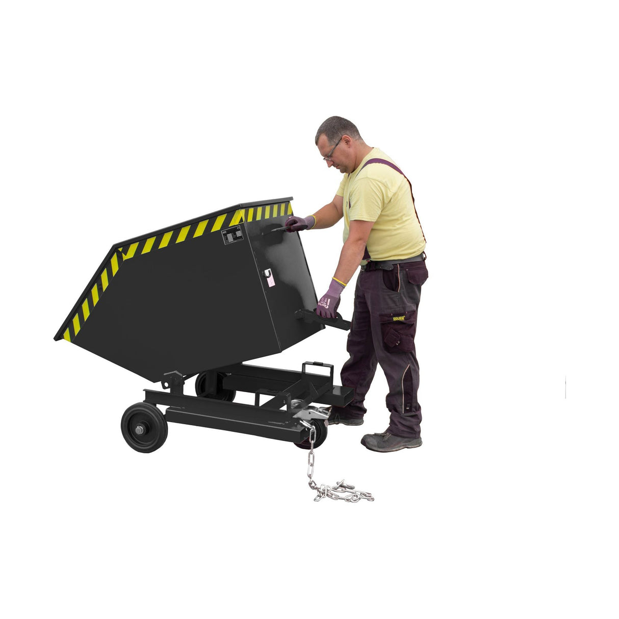 BAUER Südlohn Kastenwagen Typ KW-ET 400 RAL 7021 Schwarzgrau - Art.-Nr. 4438-04-0000-16