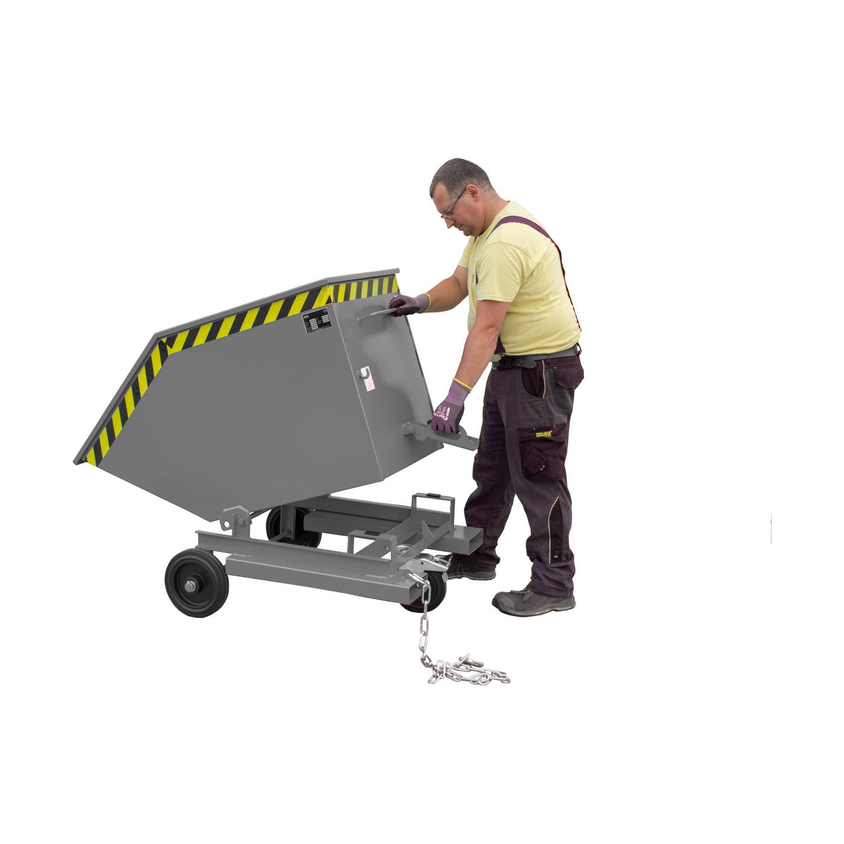 BAUER Südlohn Kastenwagen Typ KW-ET 400 RAL 7005 Mausgrau - Art.-Nr. 4438-04-0000-5