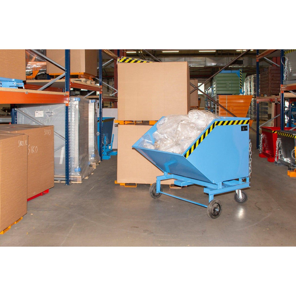 BAUER Südlohn Kastenwagen Typ KW-ET 1000 RAL 5012 Lichtblau - Art.-Nr. 4438-08-0000-3