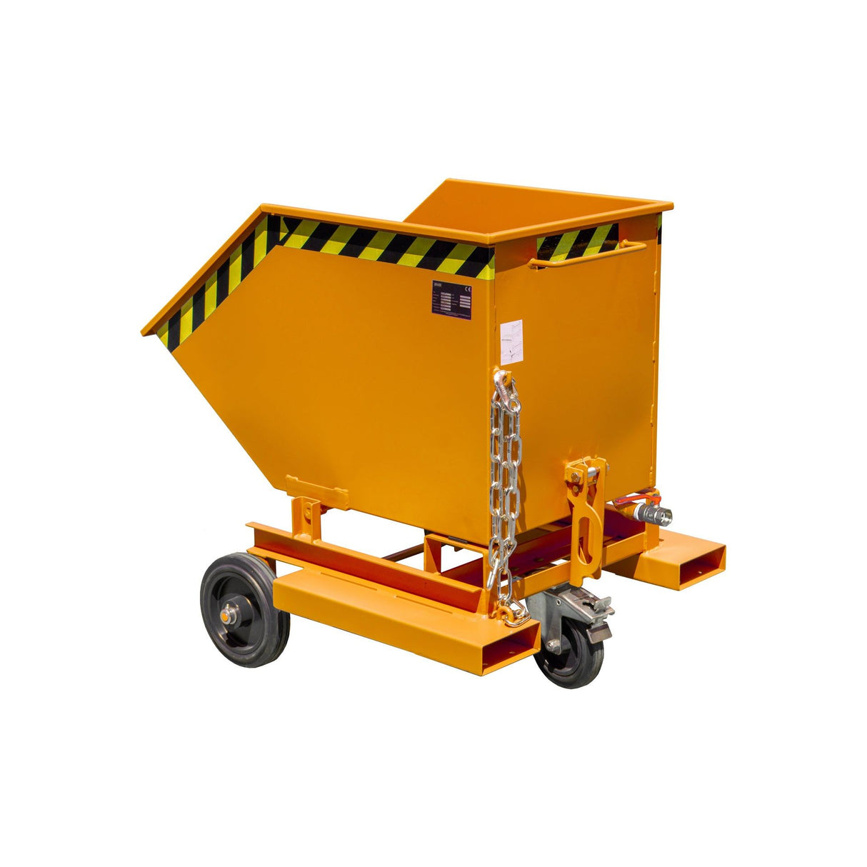 BAUER Südlohn Späne-Kastenwagen Typ SKW-ET 250 RAL 2000 Gelborange - Art.-Nr. 4438-40-0000-1