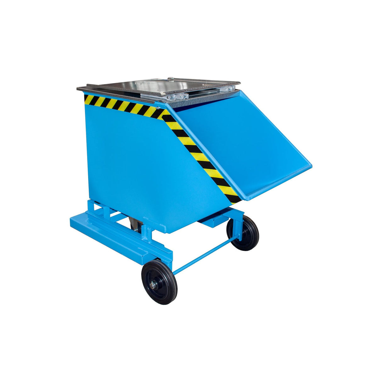 BAUER Südlohn Späne-Kastenwagen Typ SKW-ET 400 RAL 5012 Lichtblau - Art.-Nr. 4438-41-0000-3