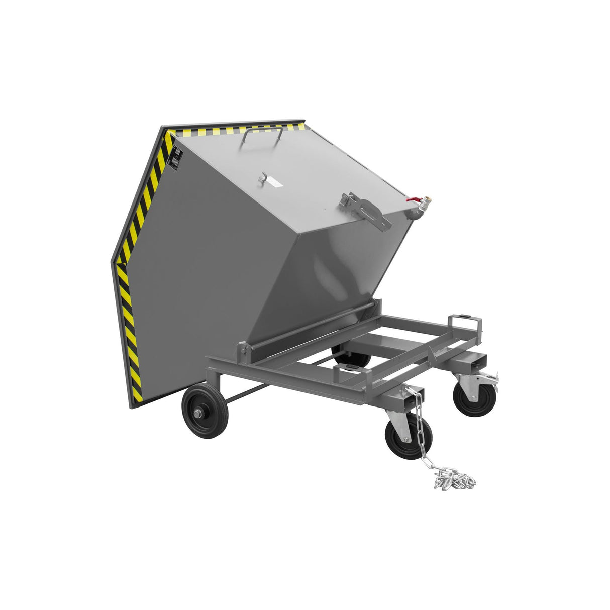 BAUER Südlohn Späne-Kastenwagen Typ SKW-ET 1000 RAL 7005 Mausgrau - Art.-Nr. 4438-43-0000-5