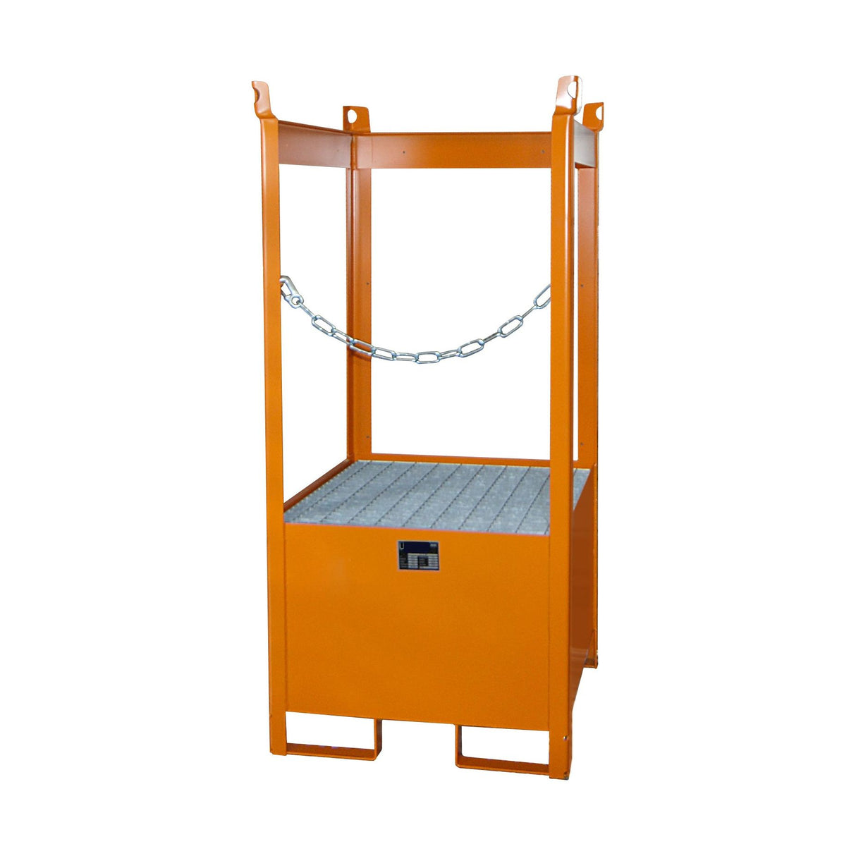 BAUER Südlohn Fass-Stapelpalette Typ FSP-1 RAL 2000 Gelborange - Art.-Nr. 4442-03-0000-1