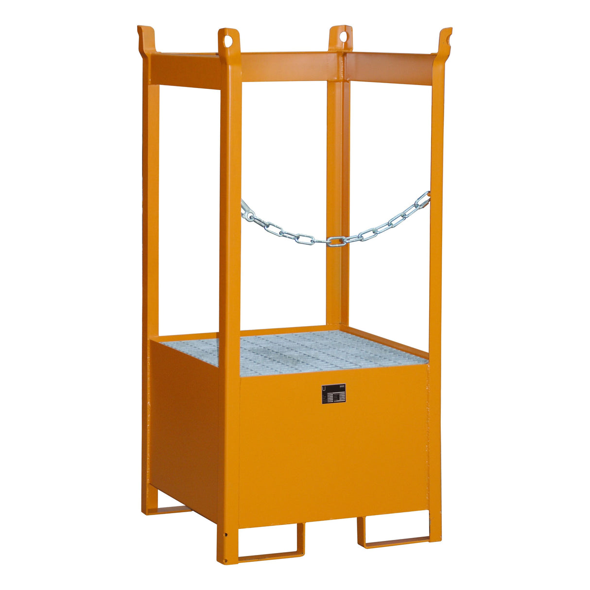 BAUER Südlohn Fass-Stapelpalette Typ FSP-1 RAL 2000 Gelborange - Art.-Nr. 4442-03-0000-1