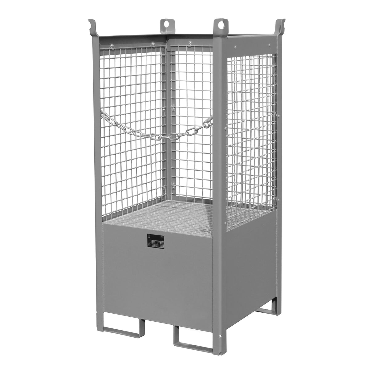 BAUER Südlohn Fass-Stapelpalette Typ FSP-1 D RAL 7005 Mausgrau - Art.-Nr. 4442-06-0000-5