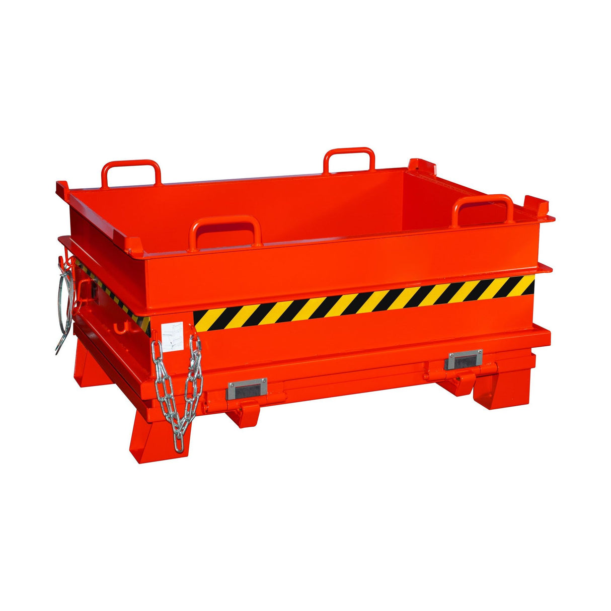 BAUER Südlohn Baustoffcontainer Typ BC 500 RAL 3000 Feuerrot - Art.-Nr. 4445-03-0000-2