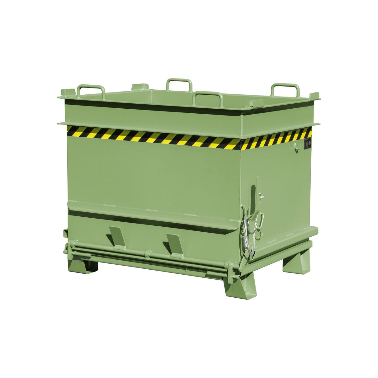 BAUER Südlohn Baustoffcontainer Typ BC 1000 RAL 6011 Resedagrün - Art.-Nr. 4445-04-0000-4