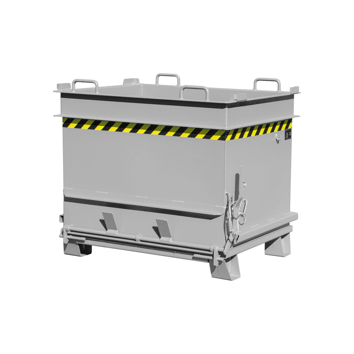 BAUER Südlohn Baustoffcontainer Typ BC 1000 RAL 7005 Mausgrau - Art.-Nr. 4445-04-0000-5