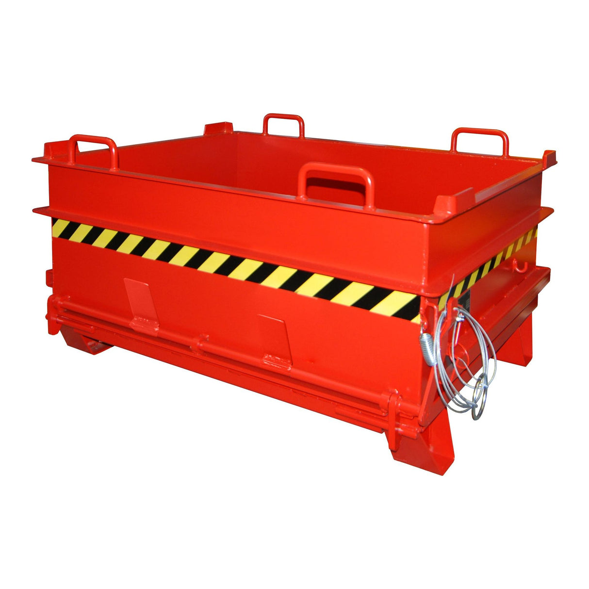 BAUER Südlohn Baustoffcontainer Typ BC 500 RAL 3000 Feuerrot - Art.-Nr. 4445-06-0000-2