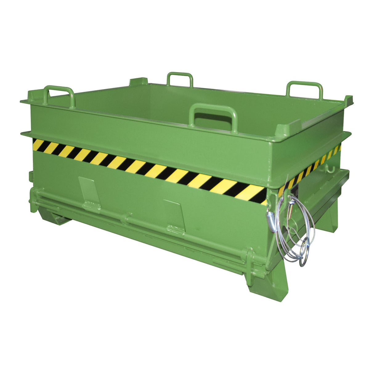 BAUER Südlohn Baustoffcontainer Typ BC 500 RAL 6011 Resedagrün - Art.-Nr. 4445-06-0000-4