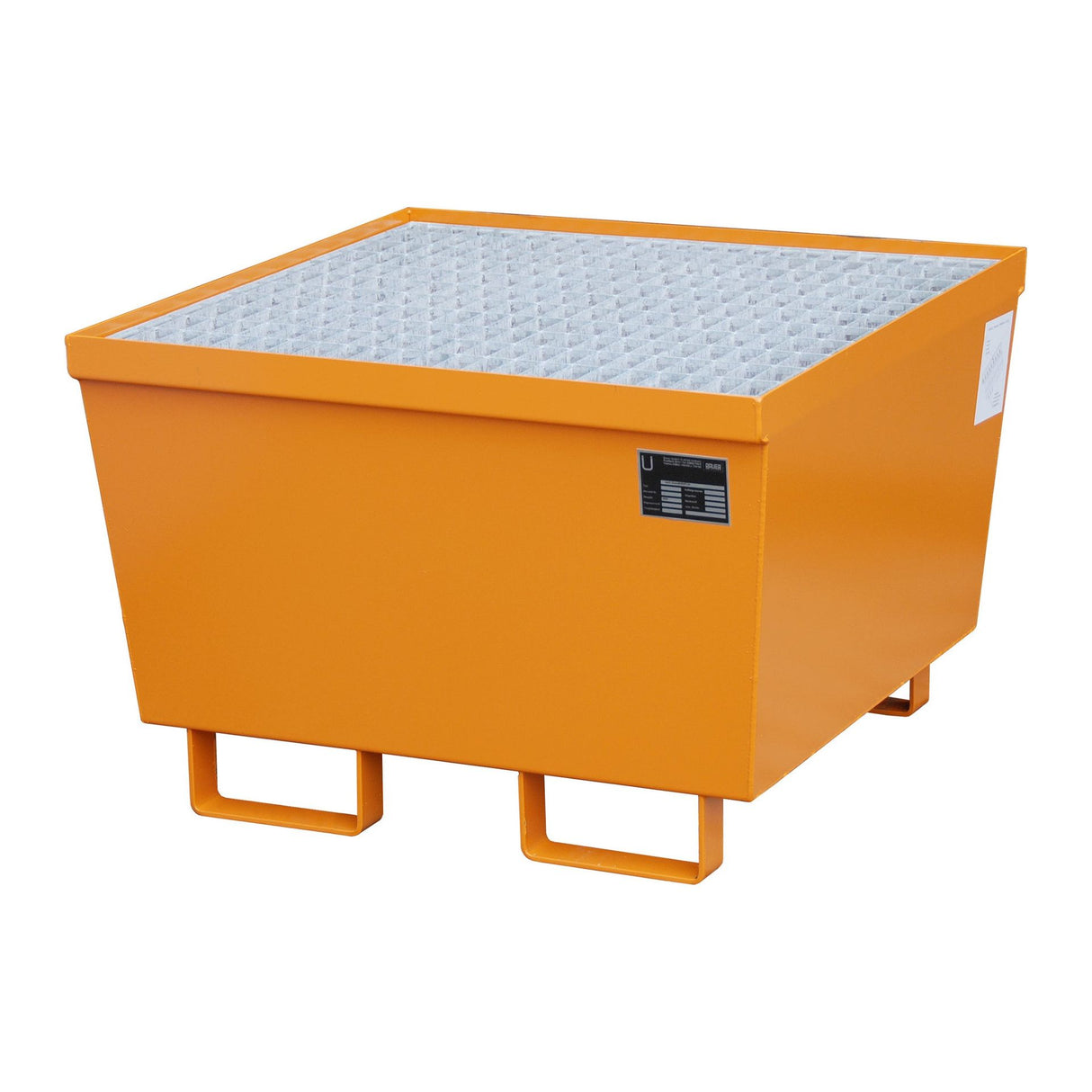BAUER Südlohn Auffangwanne Typ AM-1 RAL 2000 Gelborange - Art.-Nr. 4447-01-0000-1