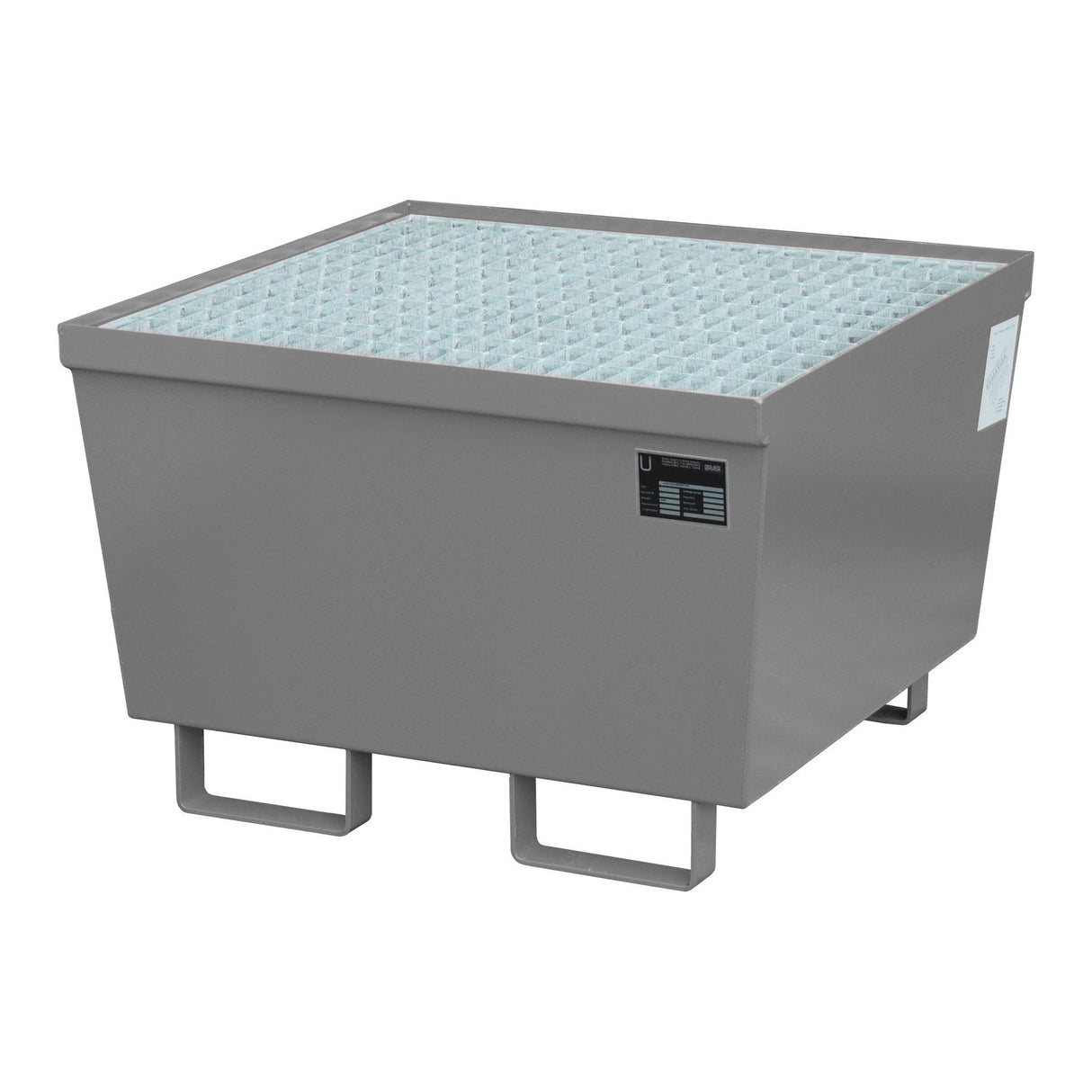 BAUER Südlohn Auffangwanne Typ AM-1 RAL 7005 Mausgrau - Art.-Nr. 4447-01-0000-5