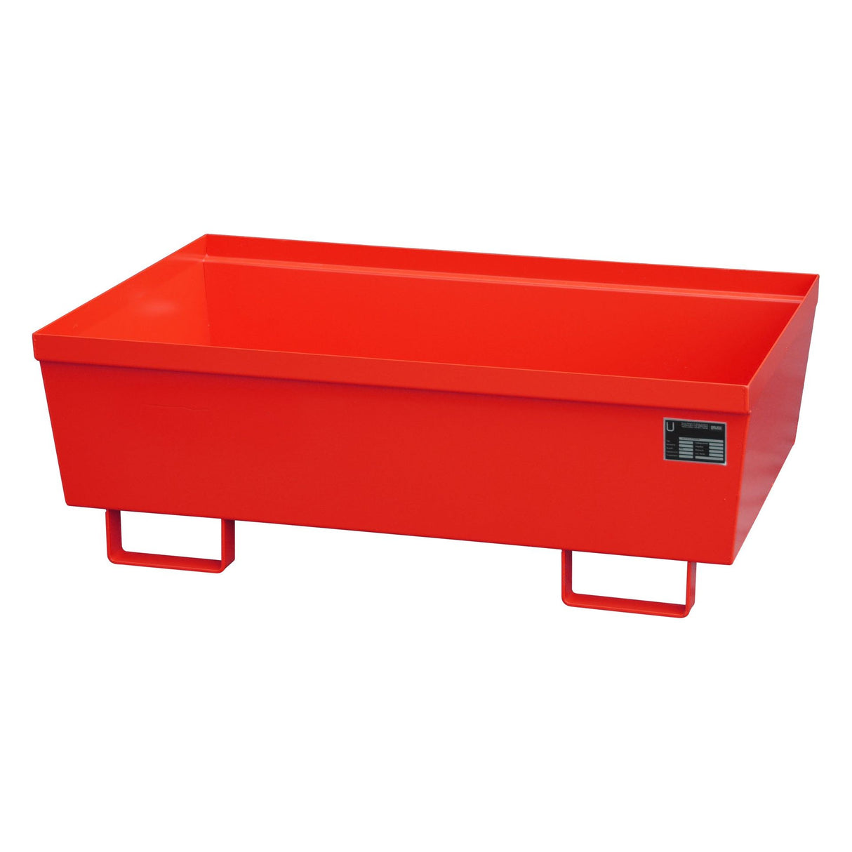 BAUER Südlohn Auffangwanne Typ AO-2 RAL 3000 Feuerrot - Art.-Nr. 4447-10-1000-2