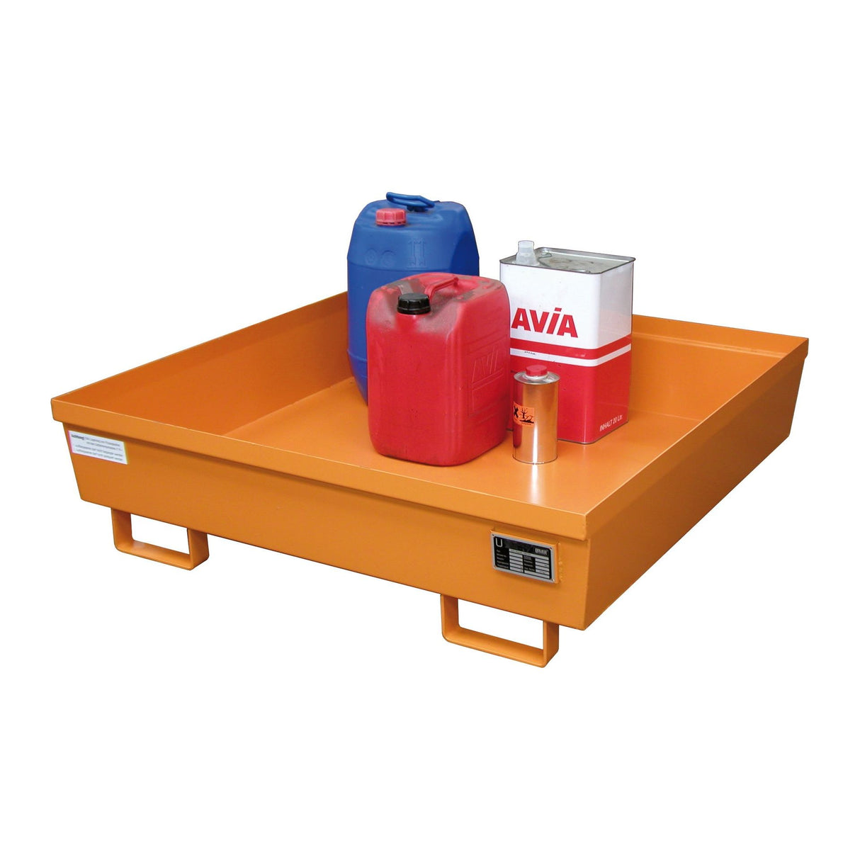 BAUER Südlohn Auffangwanne Typ AO-4/A RAL 2000 Gelborange - Art.-Nr. 4447-11-1000-1