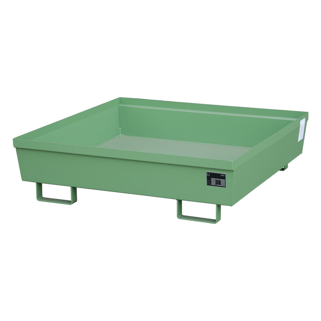 BAUER Südlohn Auffangwanne Typ AO-4/A RAL 6011 Resedagrün - Art.-Nr. 4447-11-1000-4