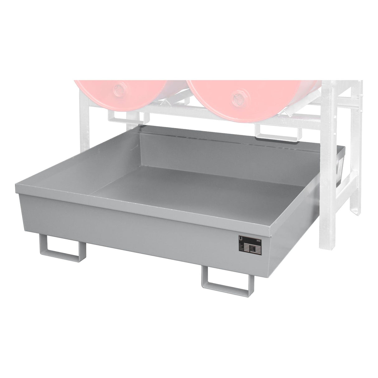 BAUER Südlohn Auffangwanne Typ FRA-2 RAL 7005 Mausgrau - Art.-Nr. 4447-11-2000-5