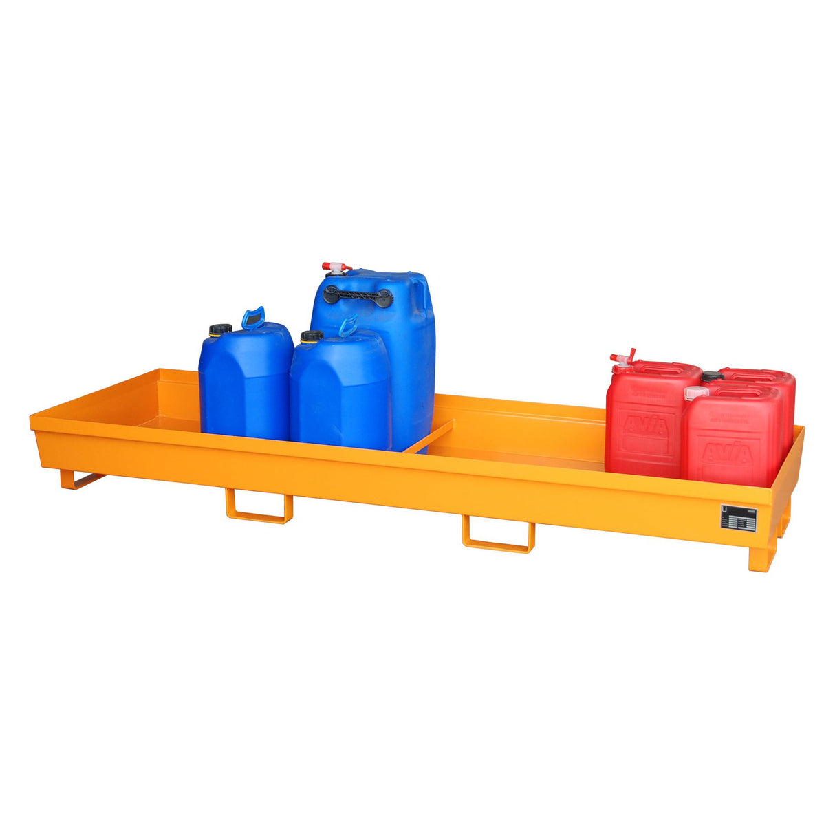 BAUER Südlohn Auffangwanne Typ AO-4/B RAL 2000 Gelborange - Art.-Nr. 4447-12-0000-1