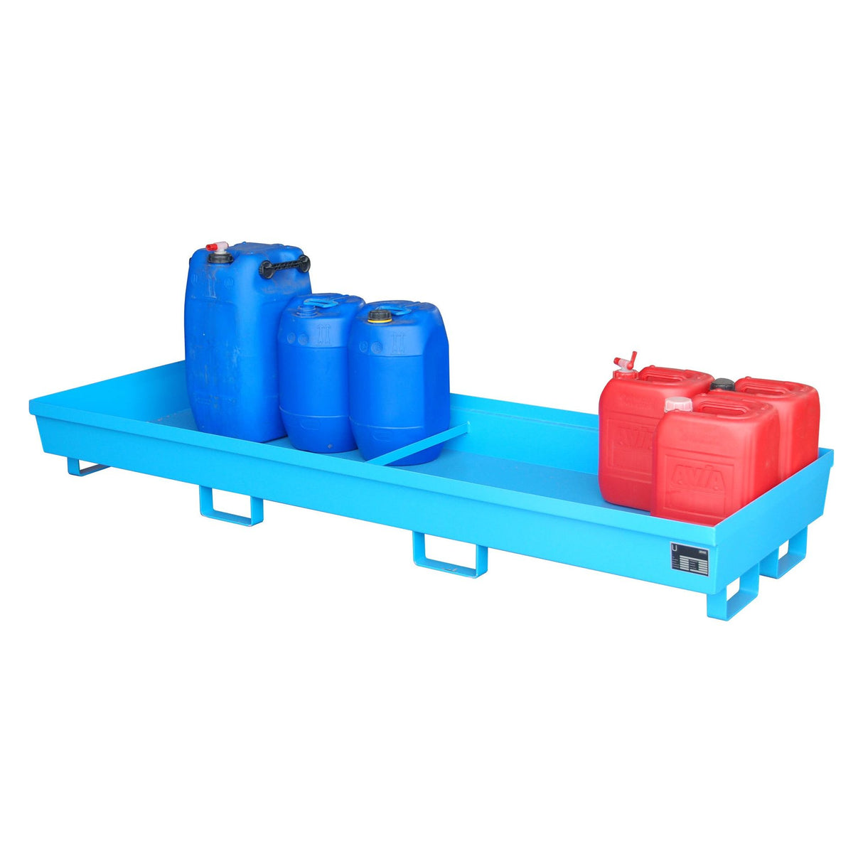 BAUER Südlohn Auffangwanne Typ AO-4/B RAL 5012 Lichtblau - Art.-Nr. 4447-12-0000-3